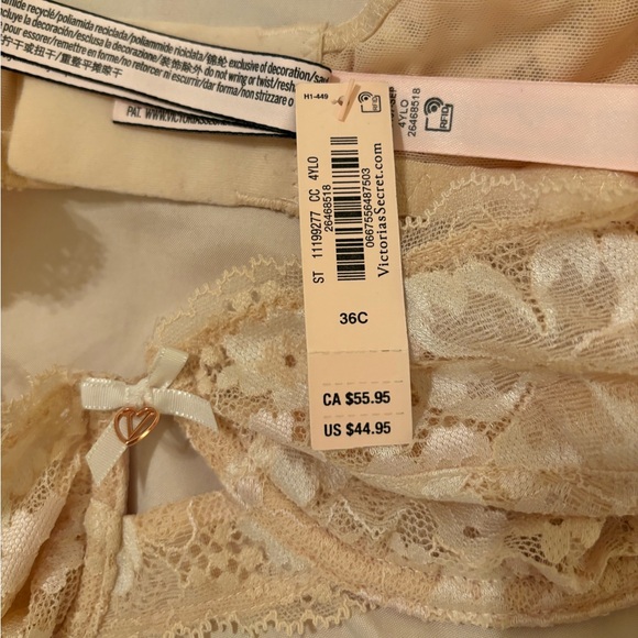 💗NWT Victoria’s Secret unlined lace bra 36C💗 - Picture 3 of 4